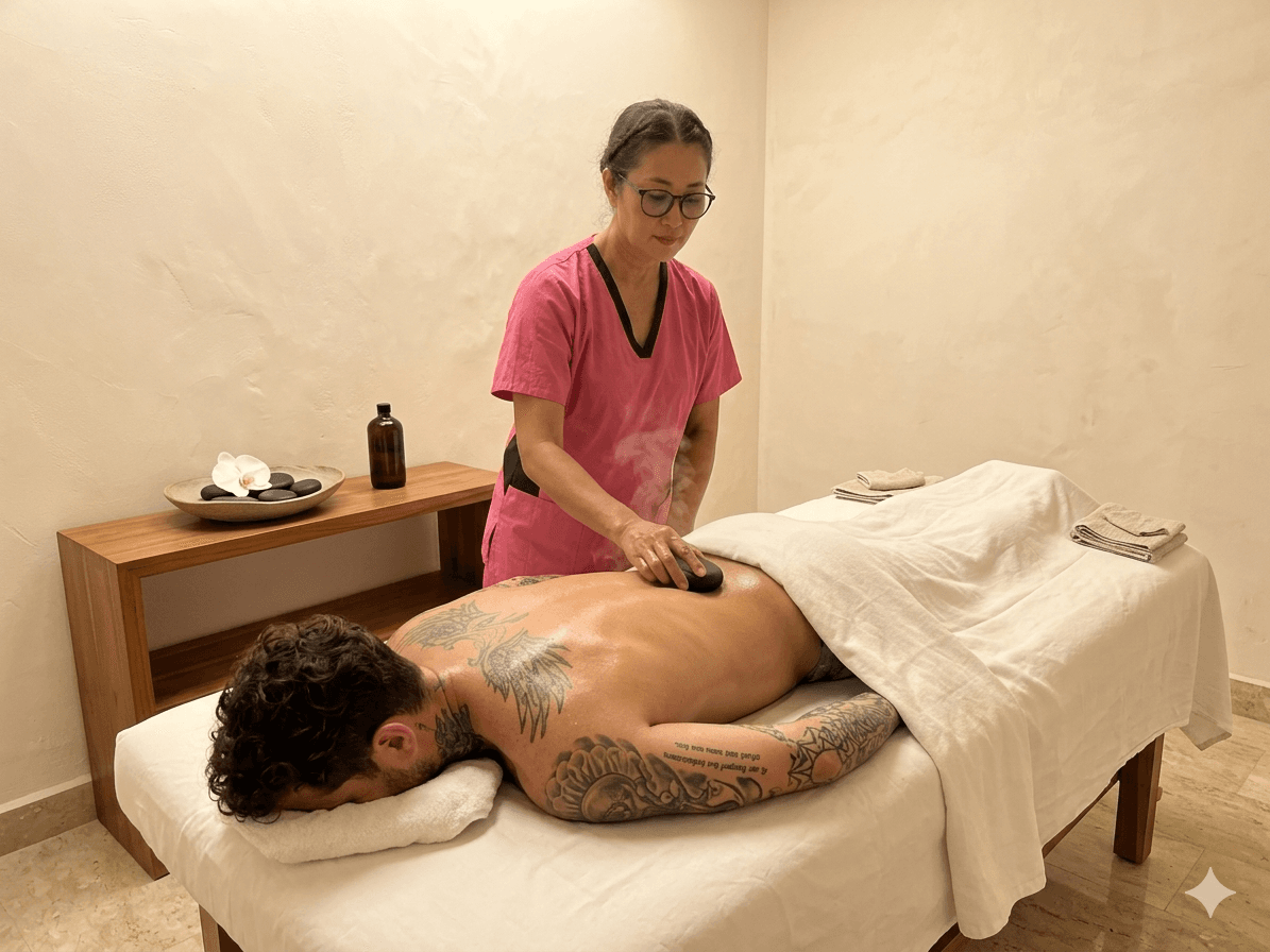 Hot Stone massage – 60 Min